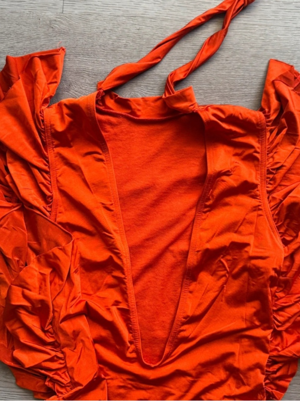 ASOS Halter Ruffle Bodysuit - Picture 3 of 6